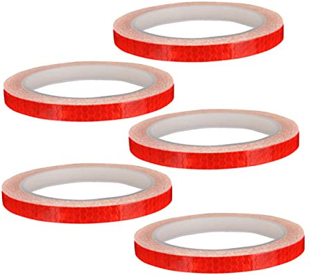 Mikinona 5stücke Reflektierendes Band Für Fahrräder Reflektorband Reflektorwarnstreifen Reflektorband Fürs Fahrrad