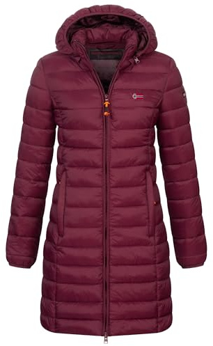 Geographical Norway Damen Winter Jacke Steppjacke Parka Steppmantel Outdoor