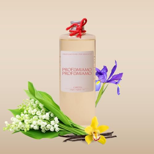 Profumiamo Profumiamo Profumo per Bucato 100 ml. - Profuma Bucato per Lavatrice e Asciugatrice (CAREZZA)