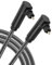 RIIEYOCA 90 Degree Optical Cable for Soundbar to TV, Dual Right Angled Toslink Plug Digital Optical Audio Cable for Home Cinema, Stereo System (3m / 9.9ft)