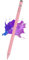 Stylus Pens for Touch Screens, Kenkor Rechargeable Digital Fine Point Active Tablet Pencil, Stylus Pen for iPhone/Android/Apple iPad Pro/Air/Mini/Samsung/Cellphone/Tablet Drawing & Writing - Pink