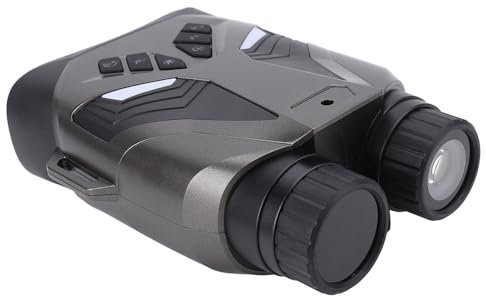 Digitales Fernglas mit 4K QHD 48MP Kamera, 3 -Zoll -Farbbildschirm -Ferngläser Videokamera mit 8X Digitalem Zoom, 4000 -mAh -Akku Wiederaufladbares Fernglas mit 1/4 Zoll (Black) (Brown)