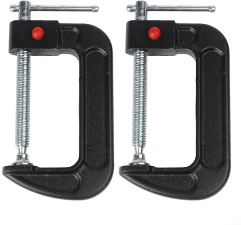 4 Inch Quick Release Clamp for Woodworking Heavy Duty Malleable Iron Construction (2PCS)