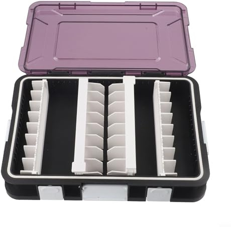 Honseadek Boîte de rangement étanche en forme de calmar avec plaque en fer pour leurres et crevettes (couvercle rose)