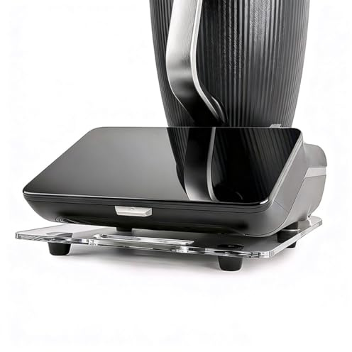 Hyunlai Premium Gleitbrett für Thermomix TM7 - Hochwertiges Acrylglas Gleitbrett - Wackelfrei & Schont die Waage (clear)