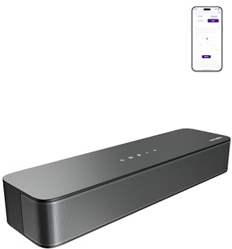 ULTIMEA 2.1 Soundbar für TV Geräte mit integriertem Subwoofer, APP-Steuerung, 132W All-in-One PC Soundbar für Gaming, TV Lautsprecher mit Verstellbarem Bass, Bluetooth® 5.4, Opt/AUX, Poseidon M20 Pro