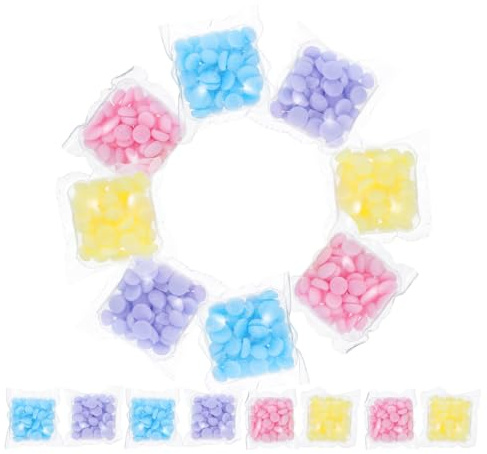 DEARMAMY Perle Profumate per Bucato e Ammorbidente, 100 Pezzi, Microcapsule Delicate, senza Residui, per Lavatrice e Bagno, Morbidezza e Freschezza Colore Casuale