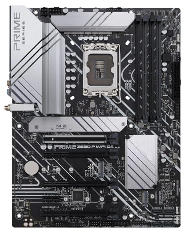 Placa Base Fit For ASUS Prime Z690-P WiFi D4 LGA 1700 Intel Z690 DDR4 128 GB Compatible con i9-14900 i7-14700 i9-13900F i7-13700F M.2 ATX usada