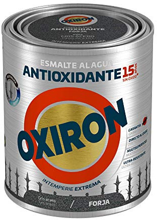 Bruguer PINTURA OXIRON AL AGUA FORJA GRIS ACERO 750 ML