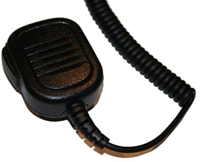 vhbw Lautsprecher-Mikrofon kompatibel mit Motorola FuG-11b, GP1200, GP900, HT1000, HT1100, HT2000, MT2100, MTS2000, MTS2010 Funkgerät