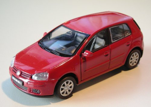Welly VW Golf V 5 rot 1.6 FSI Modellauto 75471 [SpielzDHg]