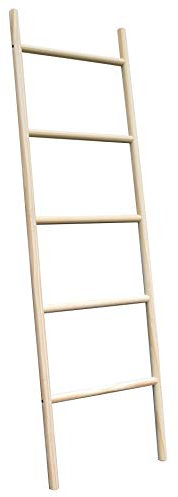 Wooden Clothes Ladder (Straight) 120cm x 40cm - Quality, Towel & Laundry Dryer