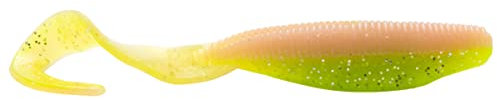 Z Man StreakZ Curly TailZ Gummiköder aus weichem Kunststoff, STKCRL5-60PK4, Electric Chicken, 5