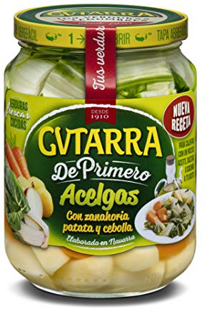 Gvtarra Tus Primeros Acelgas, Patatas y Zanahoria Verdura - Paquete de 6 x 400 gr - Total: 2400 gr