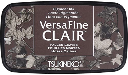 Tsukineko Fallen Blätter Versafine Clair Tinte Pad, Kunststoff, braun, 5,6 x 9,7 x 2,3 cm, Synthetisches Matrial, 5.6 x 9.7 x 2.3 cm