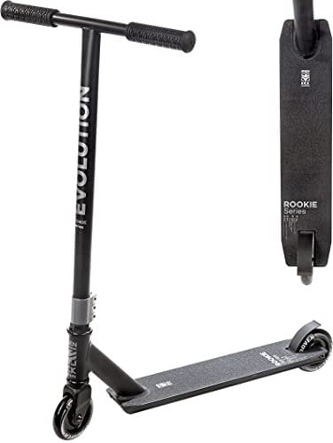 RAVEN Scooter Stunt Tricks Roller Kickscooter für Kinder Jugendliche |100mm PU Räder | ABEC-9 Kugellager (Rookie Black, 100mm)