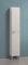 Dmora - Mobile colonna Hollywood, Mobile per bagno a 2 ante, Armadio pensile con 2 ripiani, 30x25h182 cm, Bianco lucido