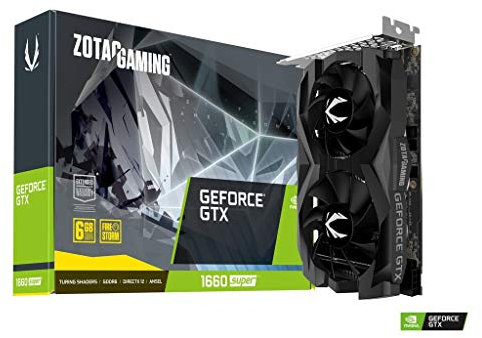 ZOTAC Gaming GeForce GTX 1660 Super Twin Fan, 6 GB GDDR5, 192-bit, 1785 MHz, 8 Gbps, PCI Express 3.0