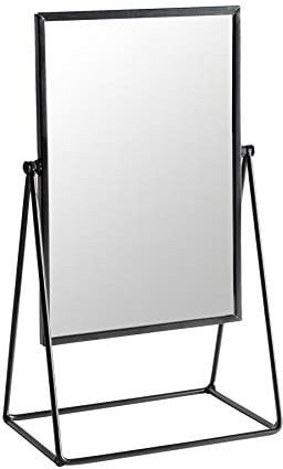 Harbour Housewares Rechteck Makeupspiegel - 22 X 39cm - Schwarz