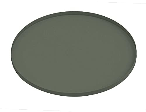 Present Time Tray Round Iron Jungle Green