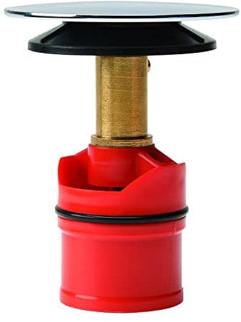Wirquin 30723128 Dôme pour vidage de lavabo Quick Clac, chromé, Gris
