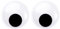 UNVOJL 2 Pieces Giant Googly Eyes Large Self Adhesive Googly Eyes for DIY Scrapbooking Crafting (76mm)