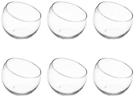 Paris Prix Secret de Gourmet - Lot de 6 Verrines Rondes Palm 10cm Transparent