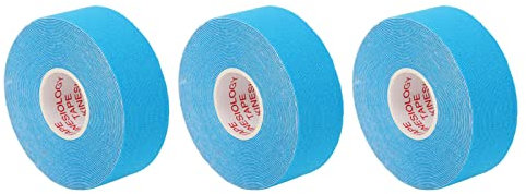 Rouleau de Ruban Adhésif pour le Visage, ANGGREK 3 Rouleaux de Ruban Adhésif pour le Visage Bande Anti-rides pour le Visage Bande en Forme de V Coupe Facile Patch de Levage en Forme de V(Bleu clair)