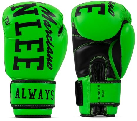 BENLEE Boxhandschuhe aus Kunstleder Chunky B, Neon Green, 08 oz