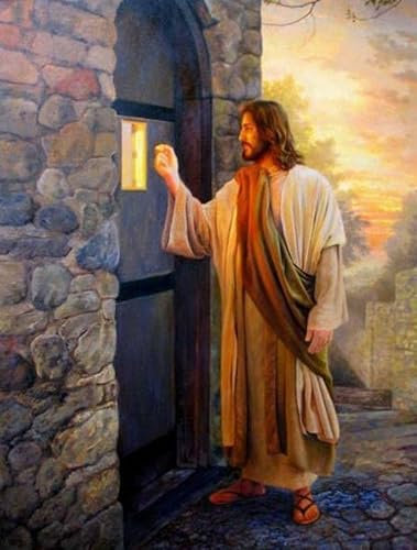 liziciti 5D-Diamant-Malerei-Set, religiöses Thema, Diamantbild, DIY-Diamantkunst, christliches Strass-Mosaikgemälde für Zuhause, Wanddekoration, Weihnachtsgeschenke, 30,5 x 40,6 cm Leinwand