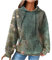 EMATOP Sweatshirt Damen Langarm Warme Pullover mit Kapuze Pulli Oberteile Baumwolle Vintage Hoodie Causal Sport Kapuzenpullover Mode Waffel Kapuzenpulli Langarmshirt Tops Angebote