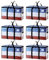 TAILI Extra Large Moving Bags, 6 Pack Clear Heavy Duty Totes, Wrap Around Handles,Storage Bags for Clothes Bedding Camping Space Saving,Alternative to Moving Boxes