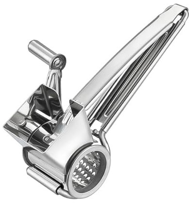 ABOOFAN Reibe Aus Hochwertigem Rostbeständigem Stahl Mit Handkurbel Für Käse Und Knoblauch, Ungiftig, Für Küche Und Restaurant