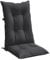vidaXL Hochlehner-Auflagen 4 STK. Melange Anthrazit 120x50x7 cm Stoff