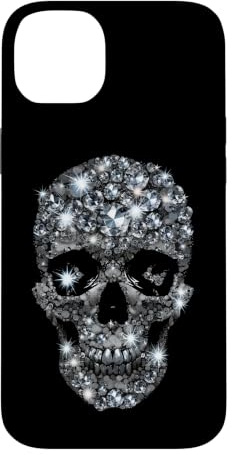 Skull made in Diamonds - graphic design Case for iPhone 14 Plus