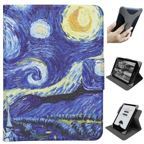 Étui Détachable Universel pour 7'' Kindle Colorsoft Signature Edition 2024/7‘’ Paperwhite 2024/6.8'' Paperwhite 2021 - Peinture