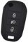 MUEOSI 3 Button Car Key Fob, for Peugeot, 3008 208 308 508 408 2008 307 4008 2016 2017 2018 Silicone Remote Shell Cover Case Skin Holder car key shell