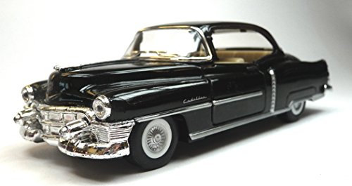 Generisch Modellauto kompatibel mit 1953 Cadillac Series 62 schwarz ca. 1:43