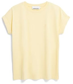 ARMEDANGELS Damen T-Shirt aus Bio-Baumwolle IDAARA Loose Fit Early Yellow
