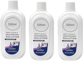 3 Flaschen 500 ml Lavendel-Reinigungsmittel, kompatibel mit Tineco FLOOR ONE S3 S5Pro2COMBOS7Pro Reinigungslösung for Roboterstaubsauger aller Serien, Zubehör