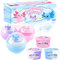 3 Pack Axolotl Slime Kit, Blue Butter Slime and Purple Cloud and Pink Crunchy Slime with Axolotl Charms, Soft & Stretchy, Birthday Gift for Kids, Classroom Reward, Party Favor for Girls & Boys