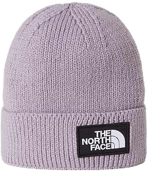 The North Face Unisex Logo Box Cuffed Mütze, Transcendent Grey, One Size