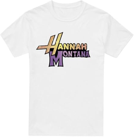 Disney Camp Rock Hannah Montana Logo Ladies T Shirt, White