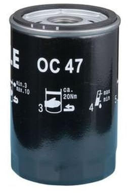 MAHLE OC 47 OF Ölfilter - für VW Golf II (19E, 1G1), u.a. | Kompatibel mit: AUDI 100 C1 Coupe, 100 C1 Stufenheck, 100 C2 Avant, 100 C2 Stufenheck, 100 C3 Avant, 100 C3 Stufenheck