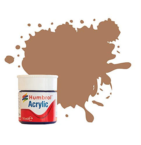 Humbrol 12 ml Farbe Nr. 118 Uns Hellbraun matt