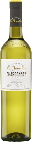 Les Jamelles Chardonnay Les Classiques, IGP Pays d'Oc - Weisswein trocken Frankreich (1 x 0.75l)