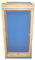 Hochwertiges Sichtschutzrollo Rollo für Velux RG-EP VL,VG,VX 085 mittelblau // Sichtschutzrollo/Sichtschutz-Rollo/Fensterrollo