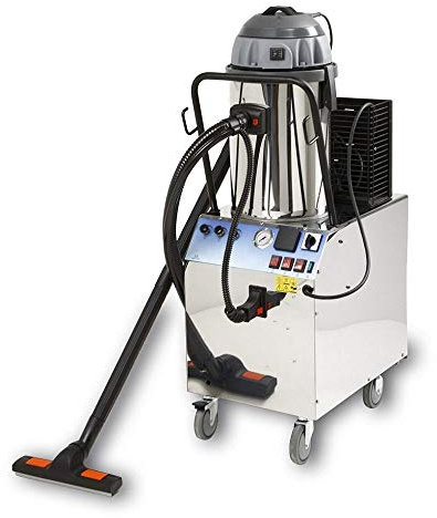 EOLO Aspirateur Nettoyeur Générateur Vapeur Injecteur Extracteur Professionnel Aspire Liquides Solides Poussière Recharge Automatique Bactéricide Assaini Jet d'eau/Détergent 16 Accessoires LP07 RA