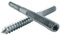 50 St, 100 St. Ø8 Stockschrauben Schraubstifte Holzgewinde M8, galv. verzinkt TX Torx (Ø 8x200 mm / 50 St.)