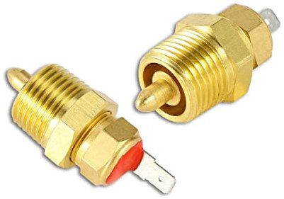 Sensor de temperatura para termostato de ventilador, de 85 a 79,5 ºC, 0,9 cm, para ventilador de 25,4, 30,5, 35,5 y 40,6 cm